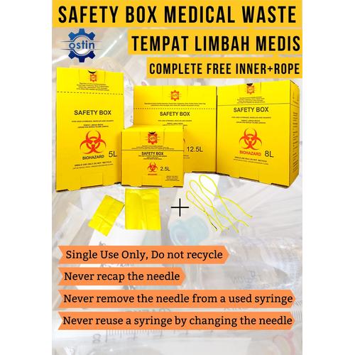 Jual SAFETY BOX MEDICAL WASTE/ TEMPAT LIMBAH MEDIS / ALKES SURABAYA 2