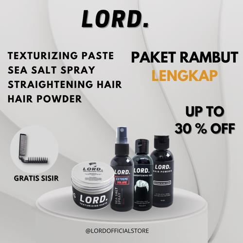 Promo Lord Hair Powder Paket Combo Lengkap Perawatan Rambut Pria Hemat