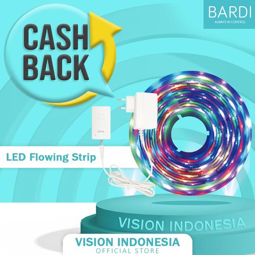 Jual BARDI LED STRIP 5M / LED STRIP BARDI 5M WITH ADAPTOR BARDI
