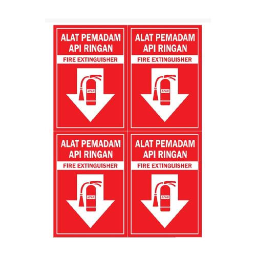 Jual Stiker apar stiker alat pemadam api ringan stiker apar uk 10×15cm ...