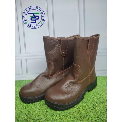 Jual SEPATU SAFETY KRUSHERS TEXAS BROWN / SAFETY SHOES KRUSHERS TEXAS