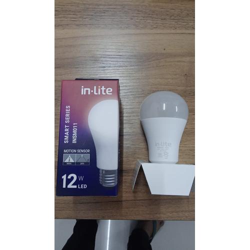Light Sensor Inlite Jual LAMPU BOHLAM INSM011 LED BULB SENSOR GERAK INLITE 12W 12 WATT ...