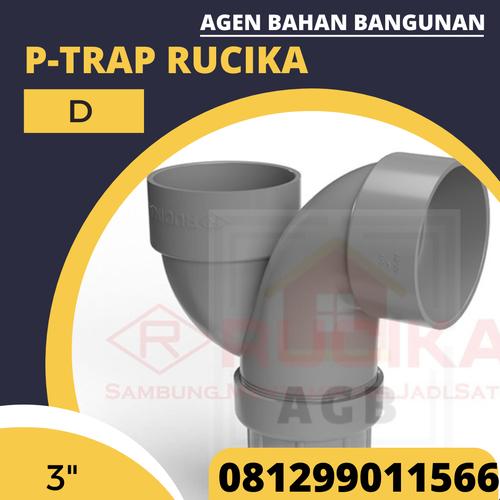 Jual Fitting PVC Rucika P Trap 3" / PTrap 3" D Rucika (Grosir