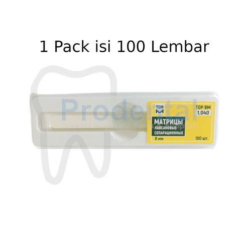 Jual Dental matrix matriks seluloid celluloid celuloid mylar strip gigi