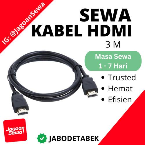 Jual RENTAL (1 - 7 Hari) Kabel HDMI - PERPANJANG SEWA - Jakarta Barat