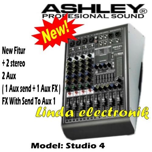 Jual POWER MIXER ASHLEY STUDIO4 ORIGINAL studio 4 Jakarta Barat