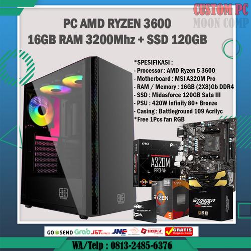 PC Ryzen 5 3500X 16GB RTX1650 SSD 500GB NVMe Windows 10 Proライセンス