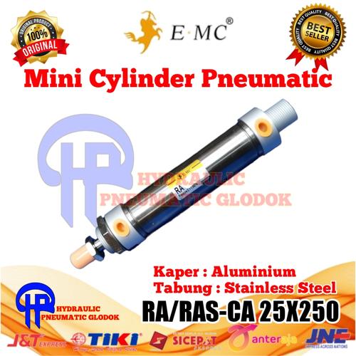 Cylinder Rassi Jual Mini Cylinder Pneumatic RA/RAS-CA 25X250 EMC - Jakarta Barat ...