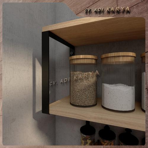 Promo Rak Besi Bumbu Dapur Serbaguna Rak Dapur Minimalis Kitchen Set ...