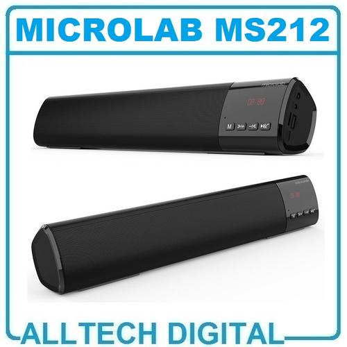 Jual Microlab MS212 Portable Bluetooth Soundbar Speaker FM Radio USB TF