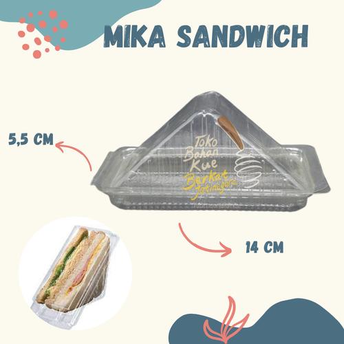 Jual MIKA SANDWICH SEGITIGA / MIKA ROTI TAWAR SEGITIGA ISI 10 PCS ...