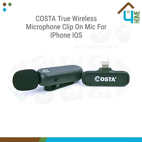 Jual COSTA True TX1 Wireless Microphone Clip On Mic For Phone IOS