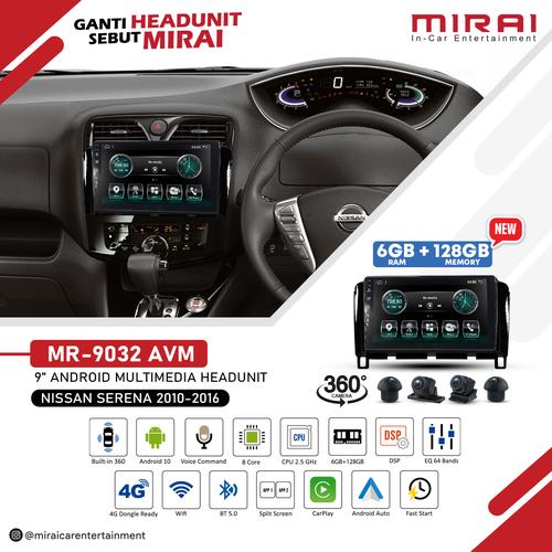 Jual Headunit Android NISSAN SERENA 2010-2016 MIRAI AVM Kamera 360 6 ...