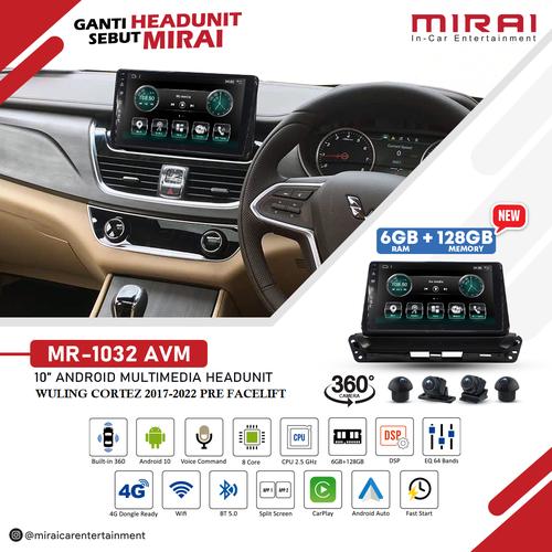 Jual Headunit Android WULING CORTEZ 2017-2022 MIRAI AVM Kamera 360 6 ...