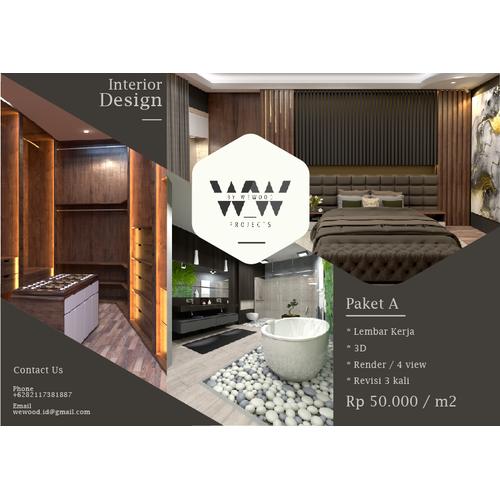Jual Desain Interior 3D/Render/Lembar Kerja - Kota Bandung - wewoodid ...