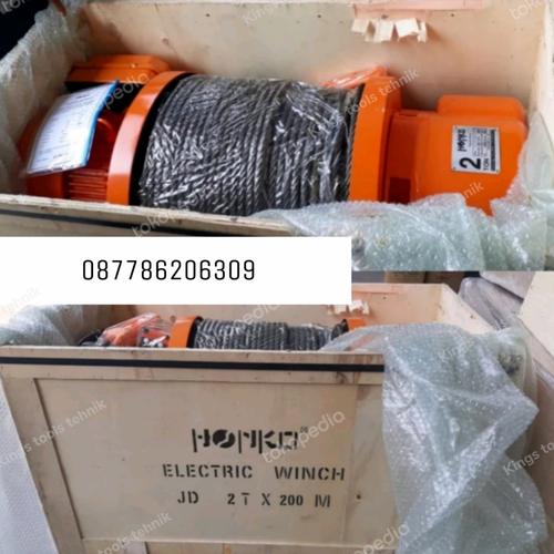 Jual (KTE)winch electric 2 ton Winch 2 ton x 200 meter Jakarta