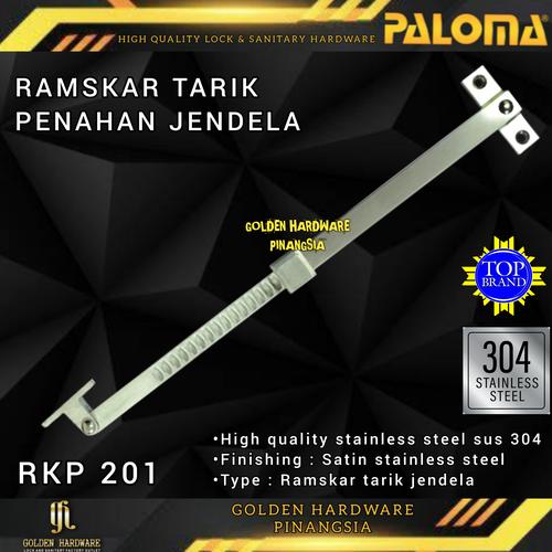 Jual RAMSKAR LAMSKAR GRENDEL HAK ANGIN PENAHAN JENDELA PALOMA RKP 201 ...