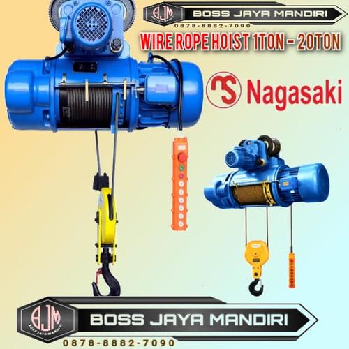 Wire Rope Boss Jual ELECTRIC WIRE ROPE HOIST 3 TON X 12 METER NAGASAKI JAPAN - Jakarta ...
