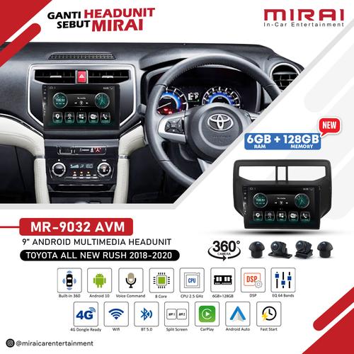 Jual Headunit Android ALL NEW RUSH 2018-2020 MIRAI AVM Kamera 360 6 ...