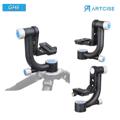Jual Artcise GH6 Include QR Carbon Fiber Gimbal Head Tripod ORI RESMI Jakarta Pusat