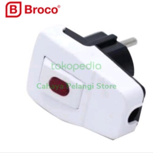 Jual Broco Steker Saklar + Lampu On Off 13311 - Putih - Kota Semarang ...