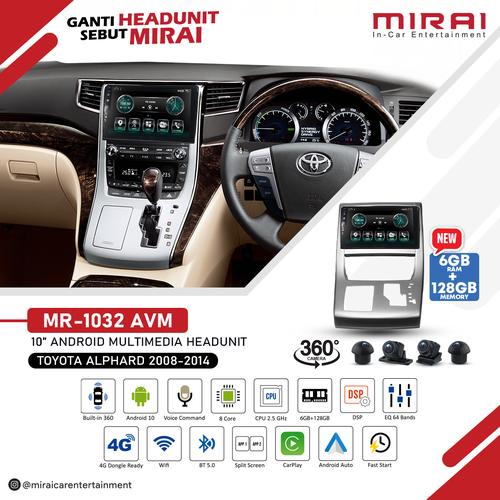 Jual Headunit Android TOYOTA ALPHARD 2008-2014 MIRAI AVM Kamera 360 6 ...