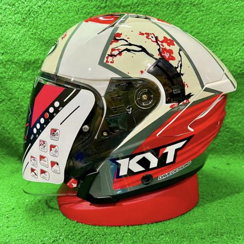 Jual Helm KYT NFJ Xavi Sakura Limited NF J FG JET NOT Shoei Saura