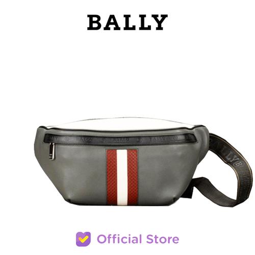 Promo BALLY Hakab Leather Bum Bag Grey Cicil 0 3x Jakarta Selatan