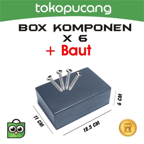 Jual Box Kotak Casing Plastik X6 For Komponen DIY Ukuran 18 5 X 11 X 6 jual-box-kotak-casing-plastik-x6-for-komponen-diy-ukuran-18-5-x-11-x-6