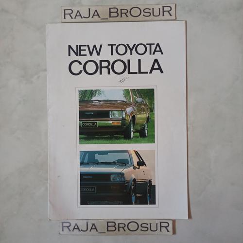 Jual Poster brosur katalog leaflet jadul lawas Toyota Corolla DX KE70
