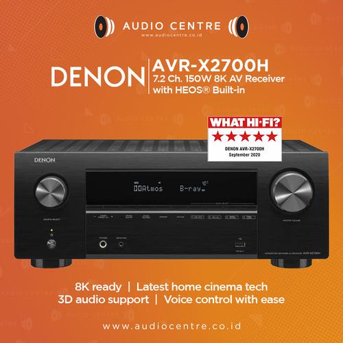 Jual Denon AVR-X2700H AVR X2700H 7.2 Ch 4K 8K Dolby Atmos AV Receiver ...