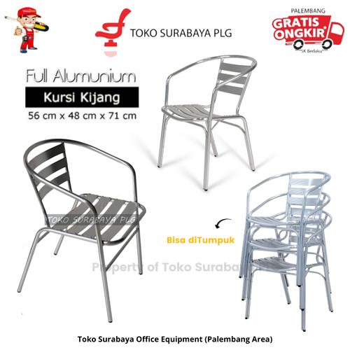 Jual Bina Karya Kursi Teras Alumunium Outdoor Kursi Tunggu Kursi Kijang