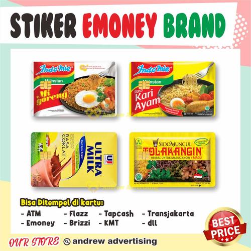 Jual Stiker ATM Brand Indonesia Bisa untuk Emoney, Flazz dan lain-lain ...