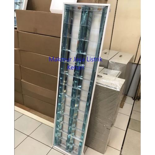 Jual KAP RM 2x36 SET KOMPLIT TL LED PHILIPS 2x16 watt T8 panjang 120cm ...