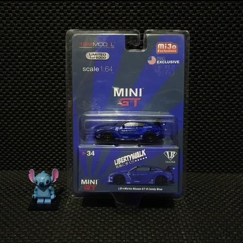 MINIGT LB Works Nissan GT-R Candy Blue