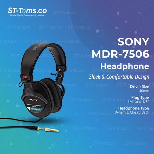 Sony Mdr7506 Sony High End Headphones Sony MDR-7506 Over Ear