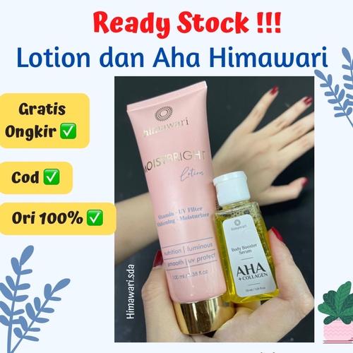 Jual Himawari AHA Body Booster Serum dan Lotion AHA Serum Kab