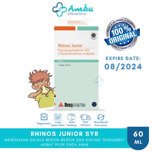 Jual Rhinos Junior Syrup 60 ml Kab. Bandung Ambu Official Store