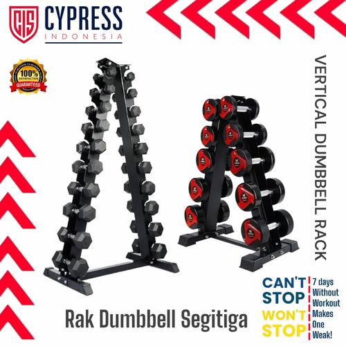 Barat Rack Jual Triangular Vertical Dumbbell Rack - Rack Dumbbell Segitiga - 5 ...