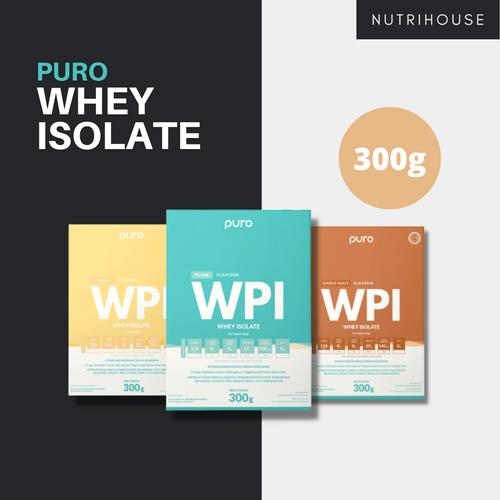 Jual PURO WPI 300gr 10 servings Whey Protein Isolate PURO Isolate