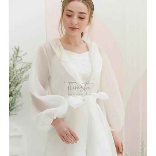 Promo [OUTER ROBE ONLY] Aurora Robe Kimono Bride Robe Wedding - S ...