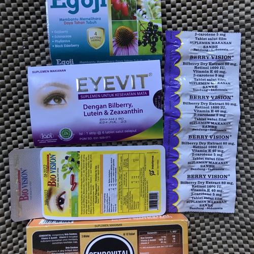 Jual Vitamin Mata Biovision Eyevit Cendovital Berry Vision Egoji ...
