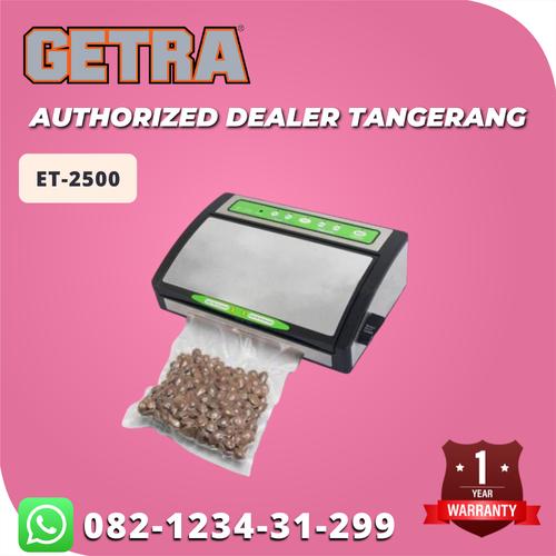 Jual MESIN VACUUM SEALER GETRA ET 2500 VAKUM MAKANAN PLASTIK EMBOSS Kab. Tangerang