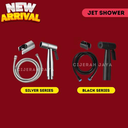 Jual JET SHOWER STAINLESS SUS 304 BIDET / TOILET SPRAY BIDET BLACK