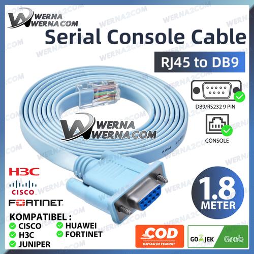 Style Rj45 Serial Console Cable Jual Kabel Serial Console DB9 - RJ45 / Cisco Console Cable / RS232 to ...