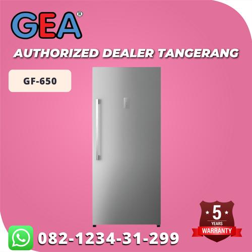 Jual UPRIGHT FREEZER GEA GF650 FREEZER BERDIRI INVERTER LEMARI PEMBEKU