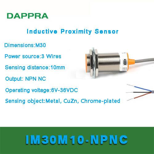 Jual M30 10mm NPN NC DC 6V To 36V dia 30mm Inductive Proximity Sensor ...