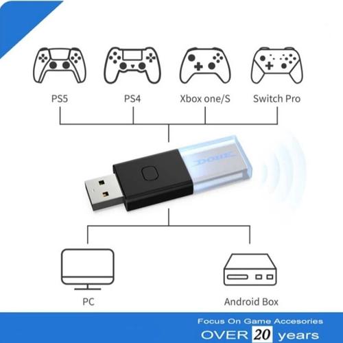 Jual DOBE Bluetooth Controller Receiver PC PS4 PS5 XBOX one S N.switch