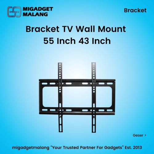 Promo Bracket TV Wall Mount TV 32 40 43 55 Inch vesa 400 x 400 Kota