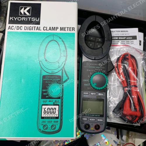 Jual KYORITSU DIGITAL CLAMP METER AC/DC KEW SNAP 2056R Jakarta Pusat